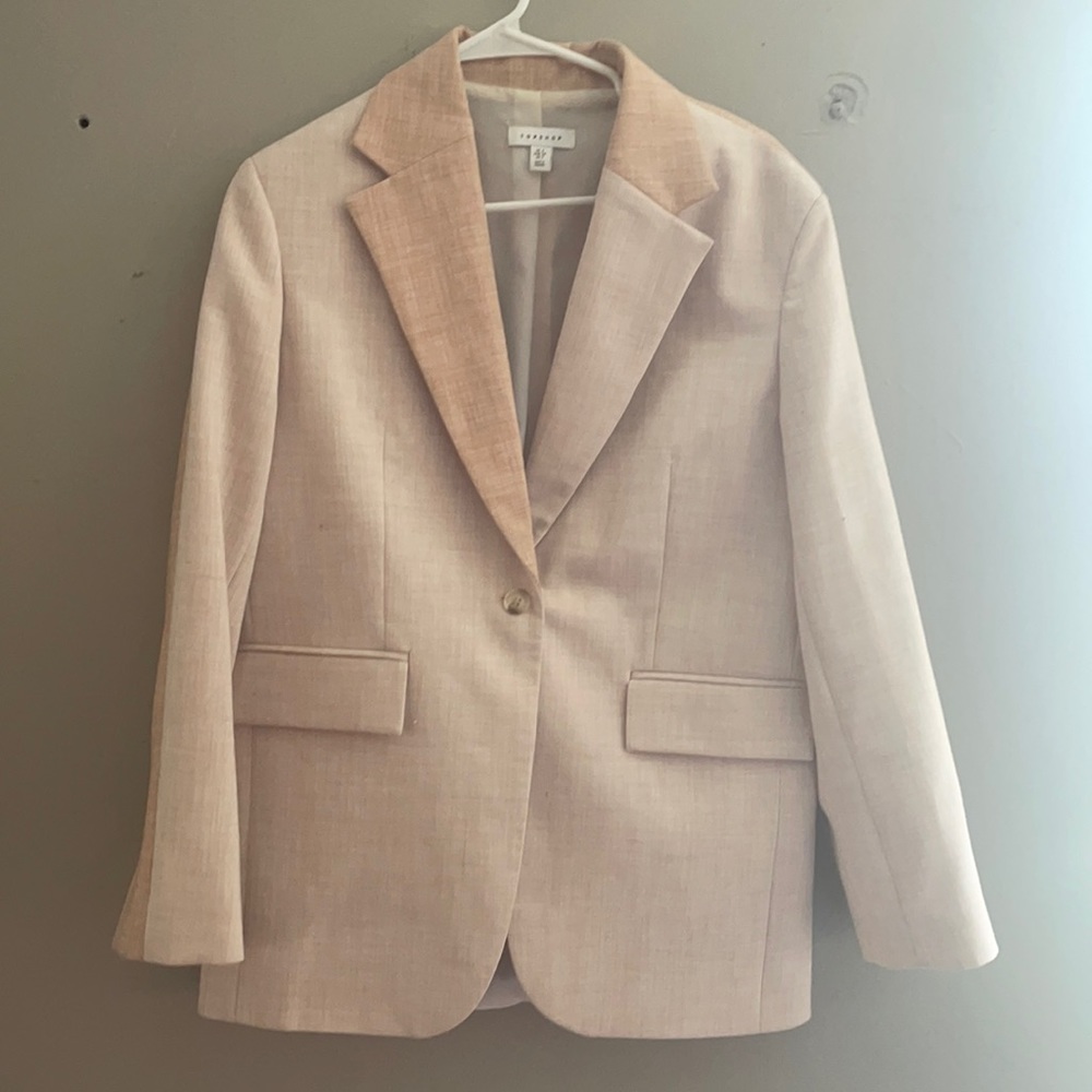 Top Shop pink blazer worn one time